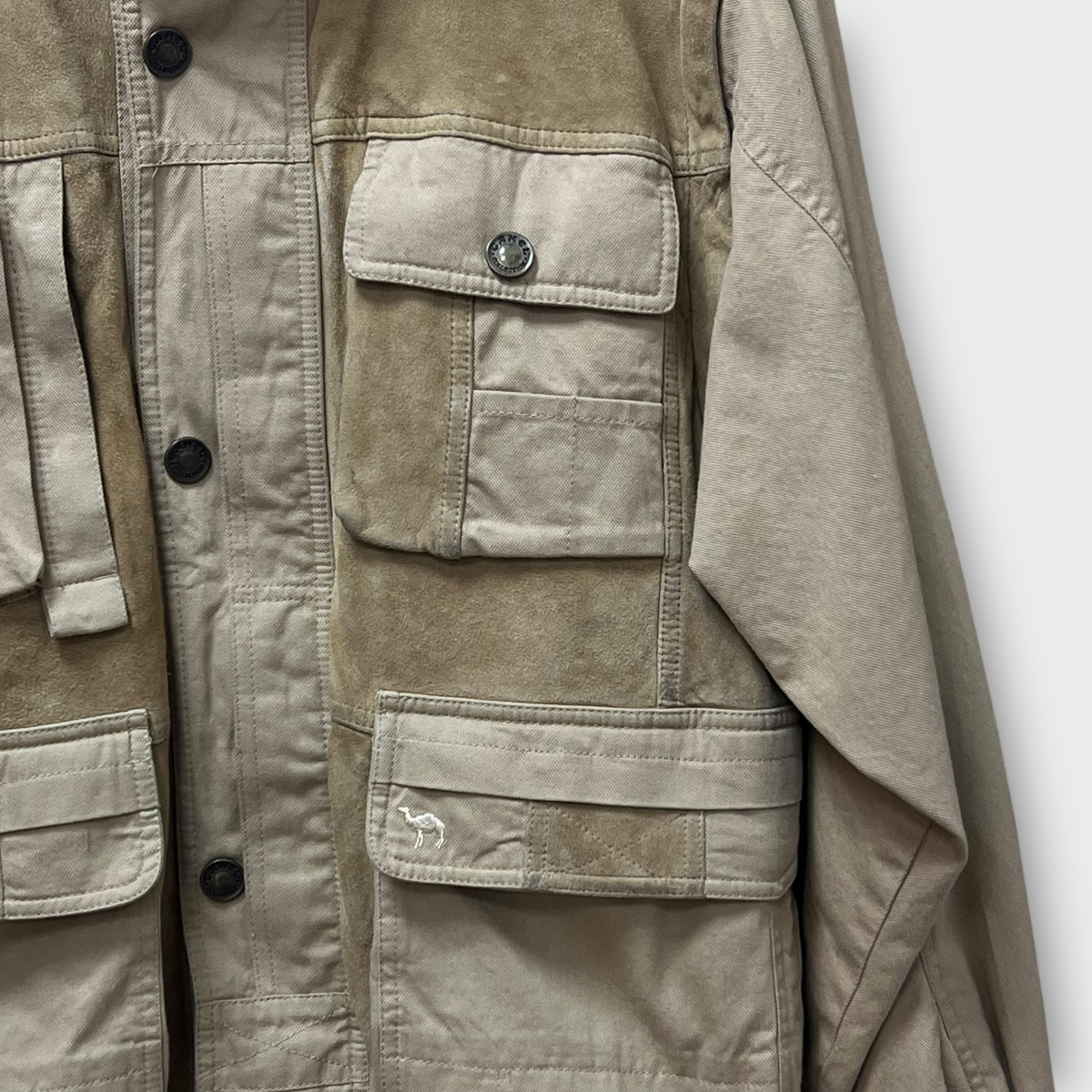 Veste Daim Camel vintage