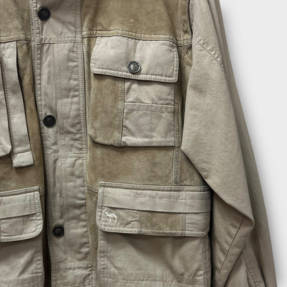 Veste Daim Camel vintage