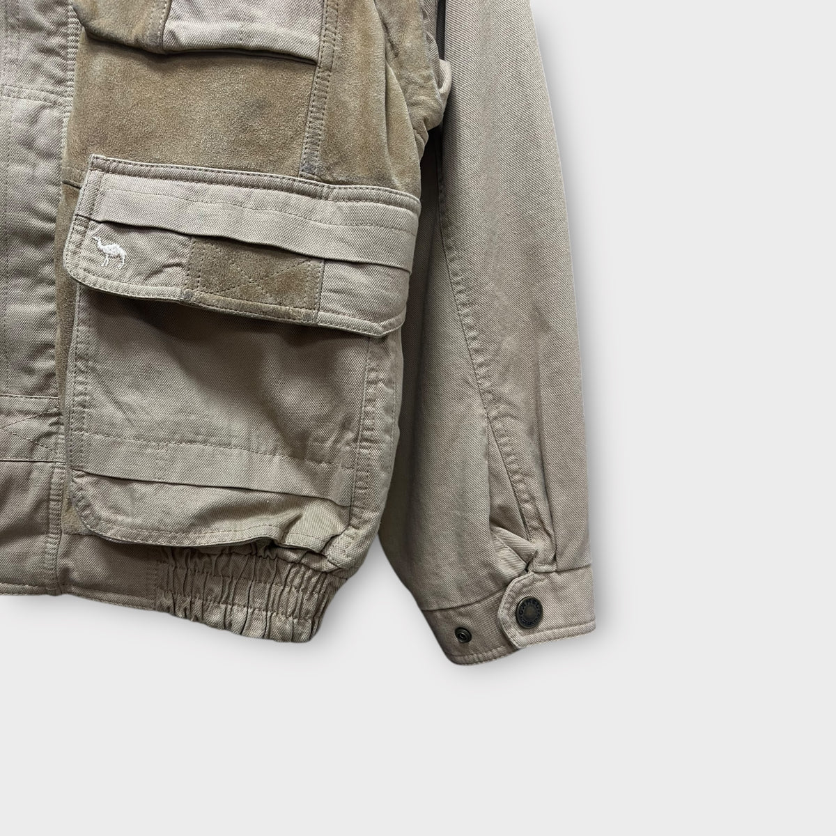 Veste Daim Camel vintage