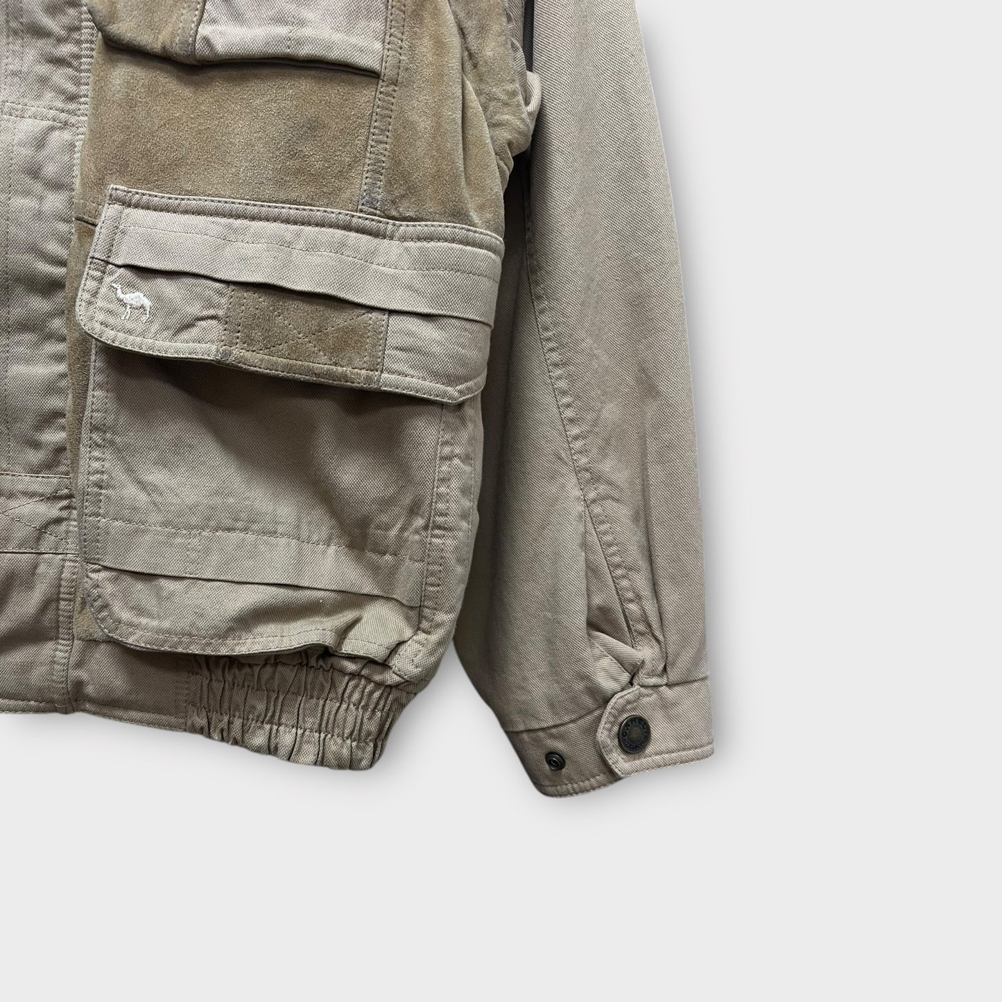Veste Daim Camel vintage