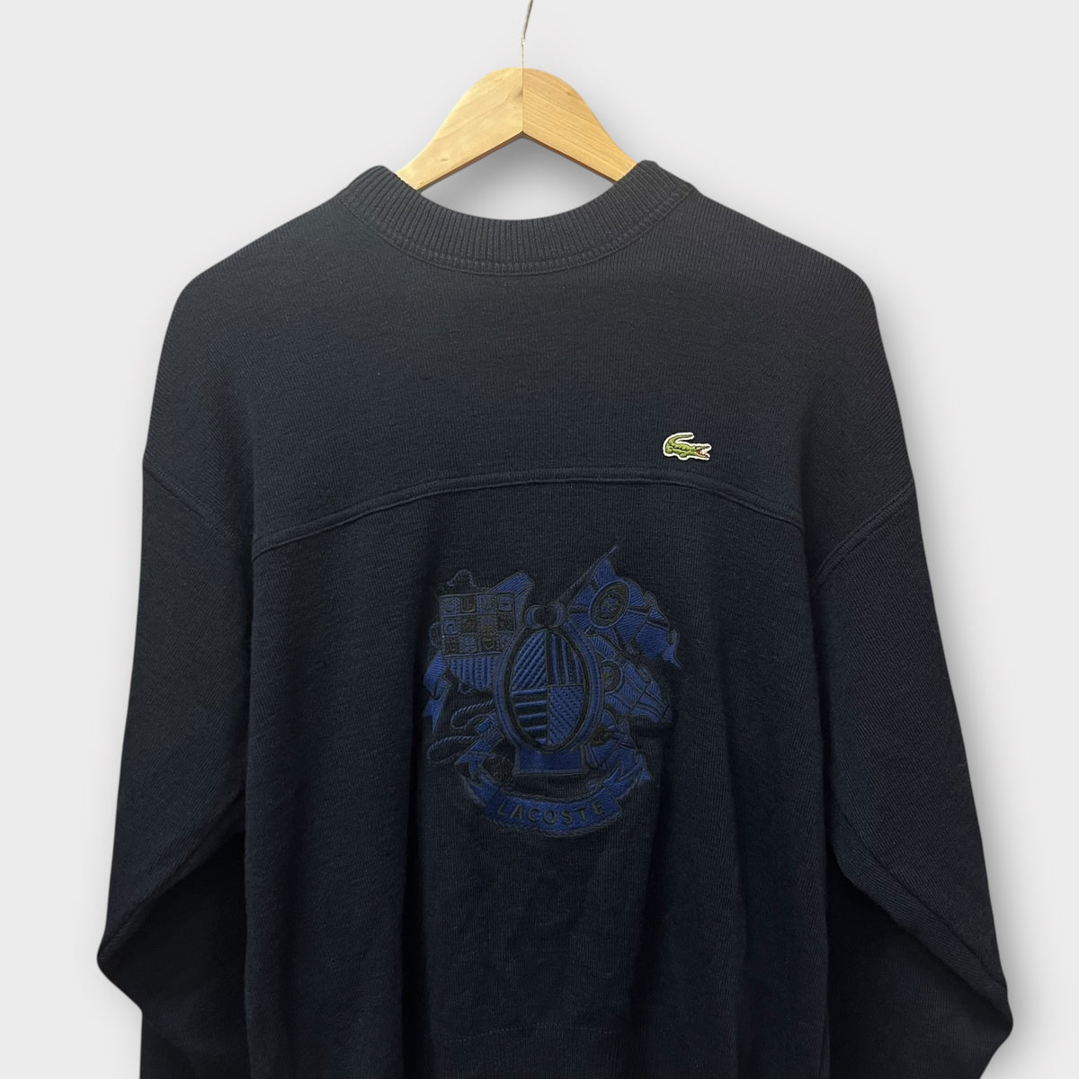 Pull vintage Lacoste Made in France brodé 90's