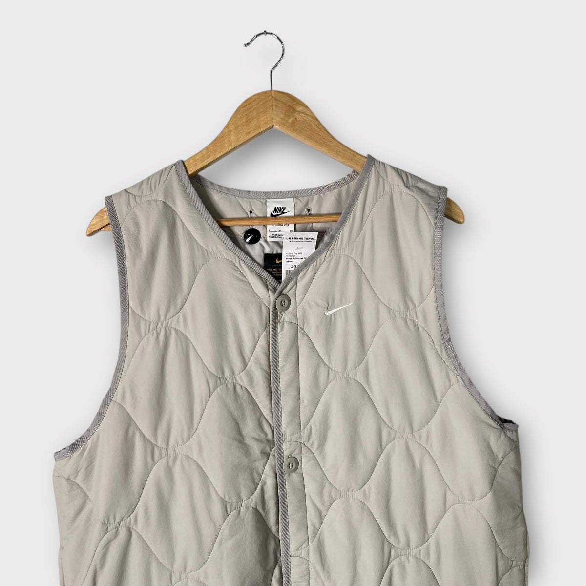 Veste Matelassé Nike crème