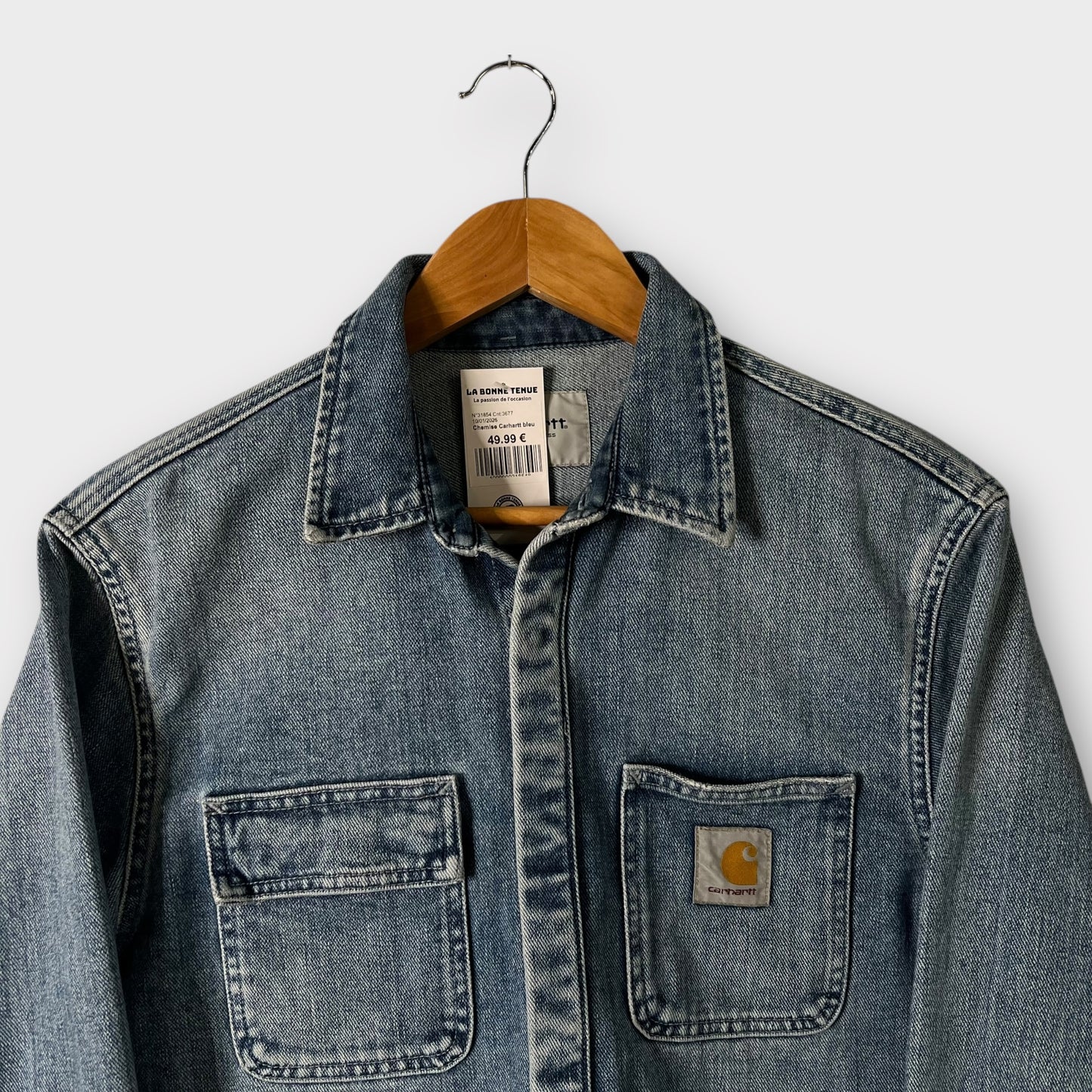 Chemise Carhartt bleu - S