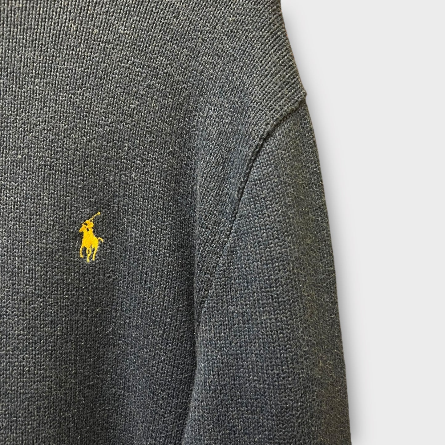 1/4 Zip Ralph Lauren bleu - XL