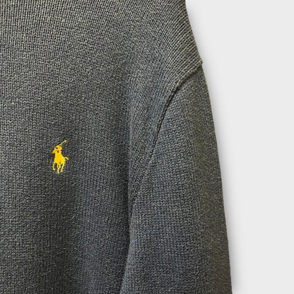 1/4 Zip Ralph Lauren bleu - XL