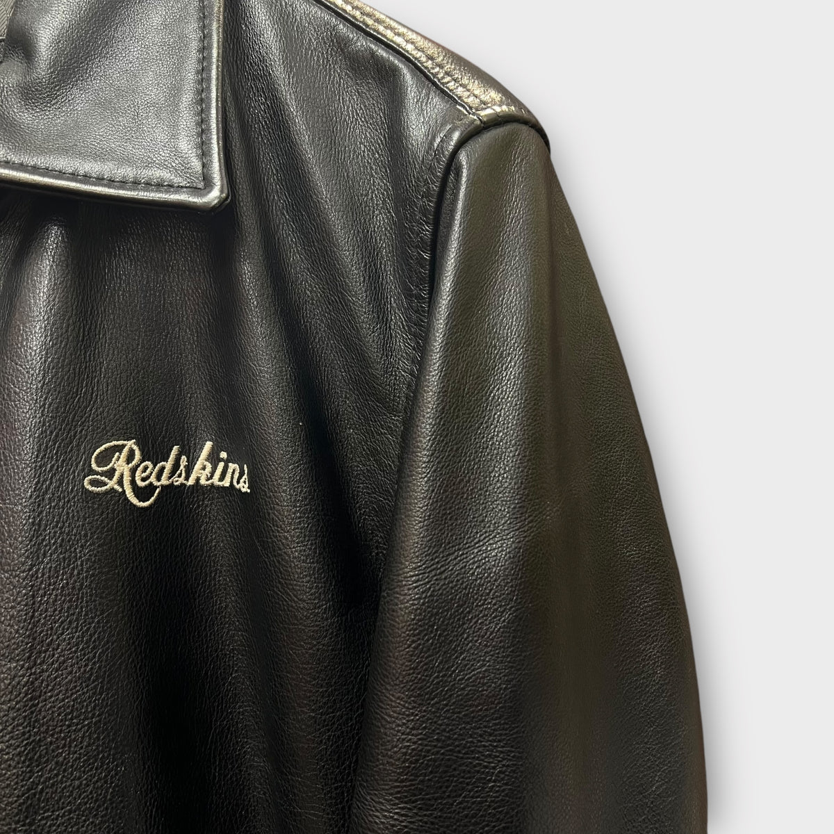 Veste en cuir Redskins noir