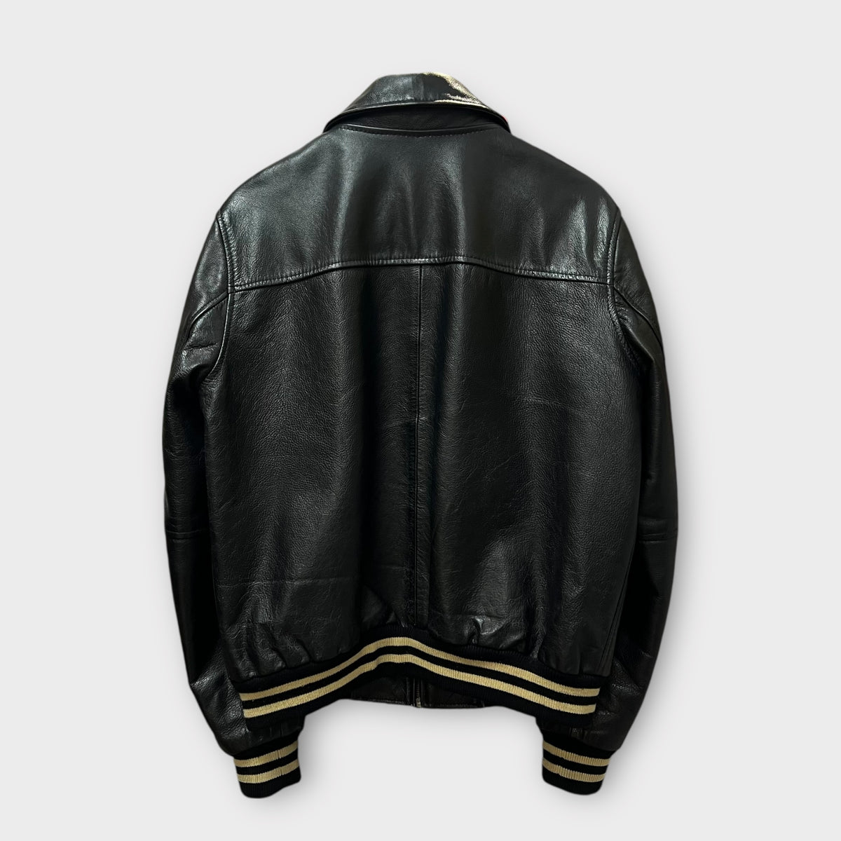 Veste en cuir Redskins noir