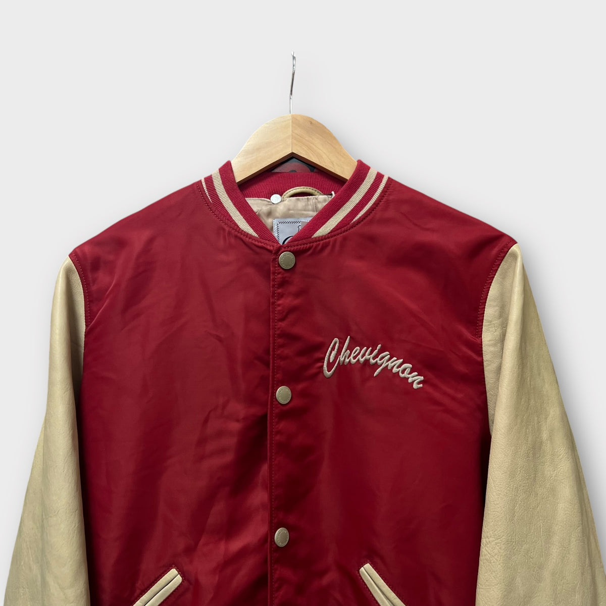 Varsity jacket cuir Chevignon neuve - M | Prix neuf 600?