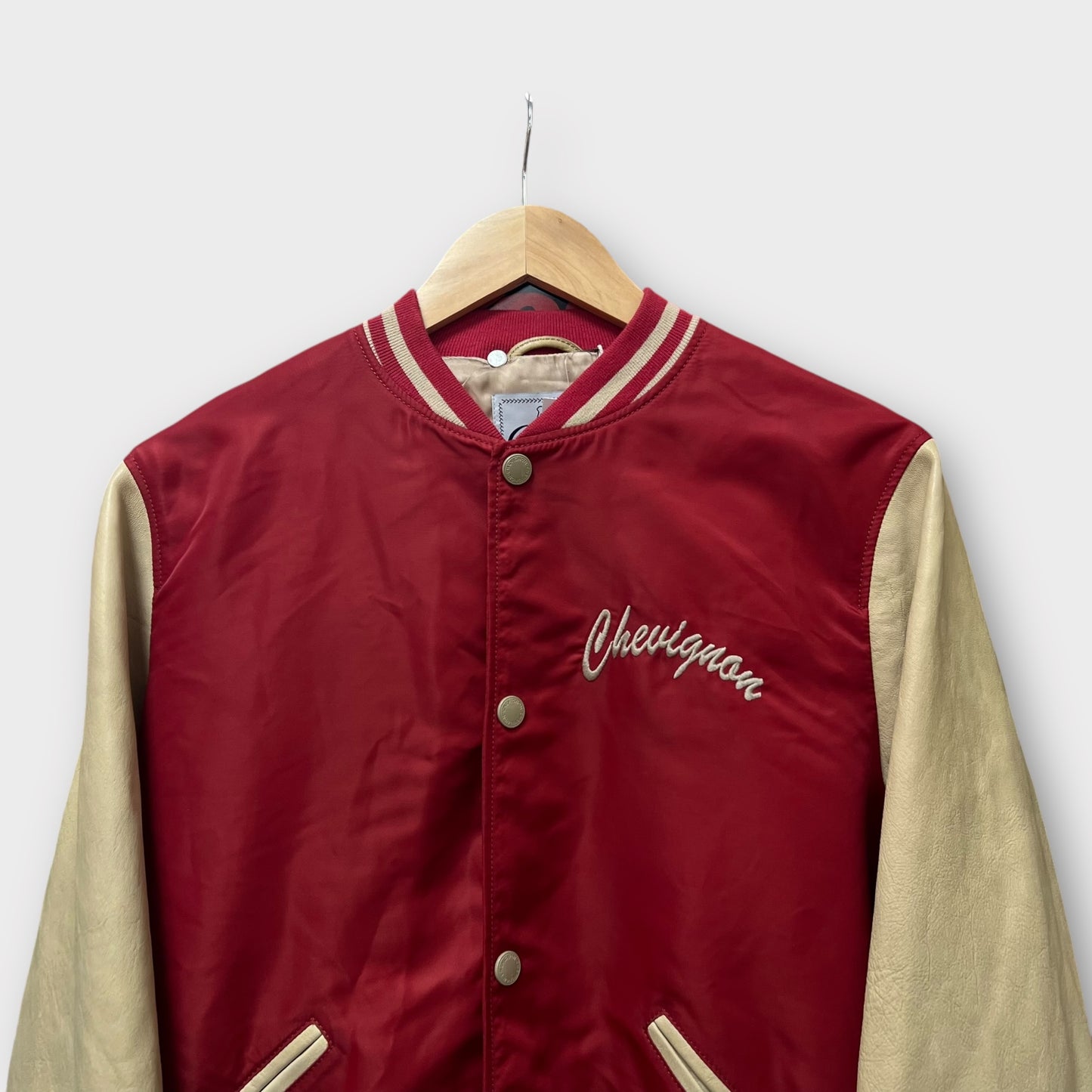 Varsity jacket cuir Chevignon neuve - M