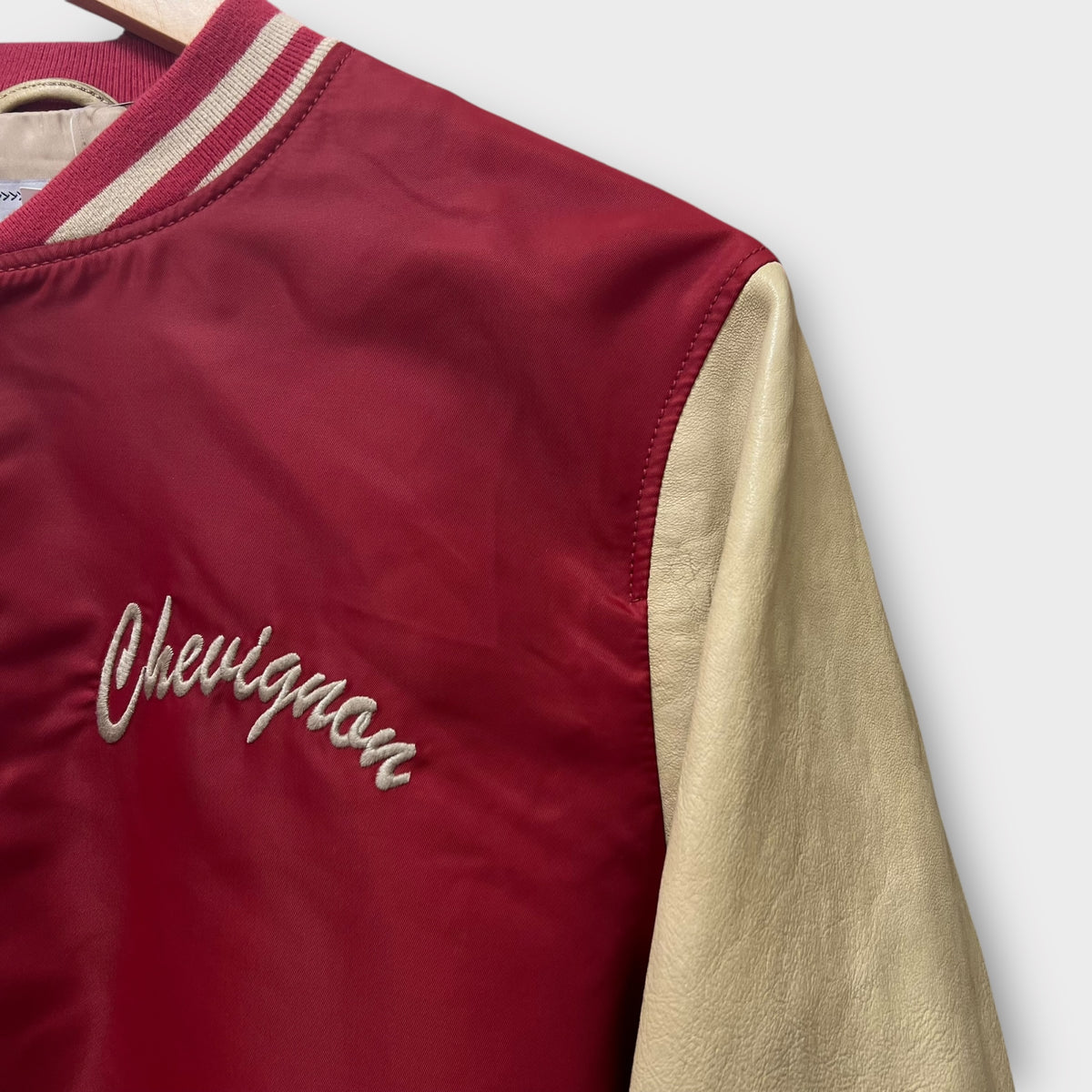 Varsity jacket cuir Chevignon neuve - M | Prix neuf 600?