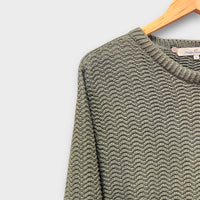 Pull Montlimart vert Made in France - S (Fit XL)