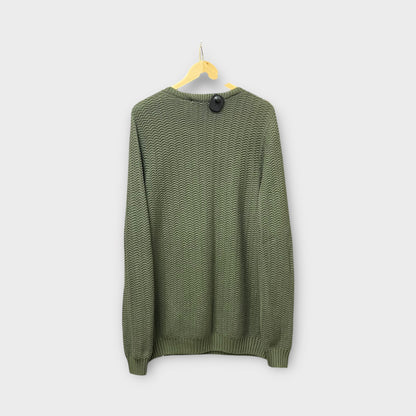 Pull Montlimart vert Made in France - S (Fit XL)
