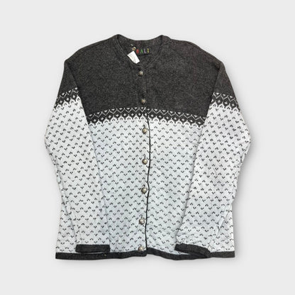 Vintage Knitwear Gris - L