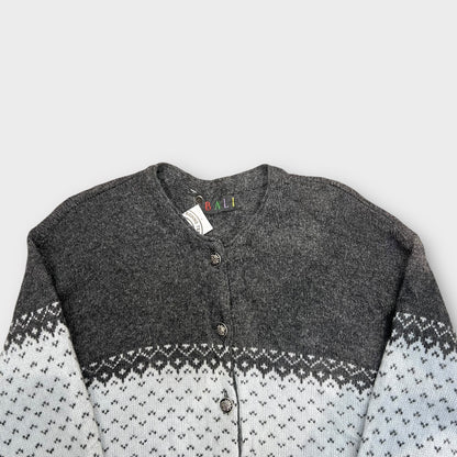 Vintage Knitwear Gris - L