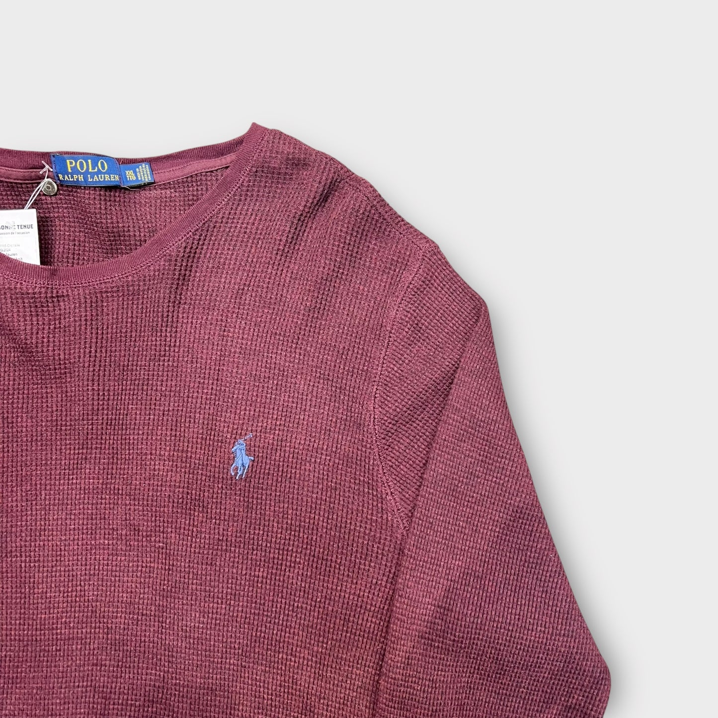 Pull Ralph Lauren lightweight knit Bordeaux - XXL