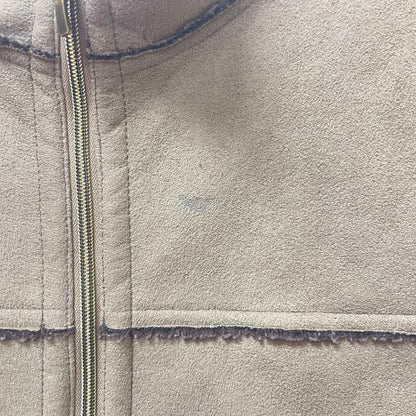 Veste sans manche doublé polaire Beige - L