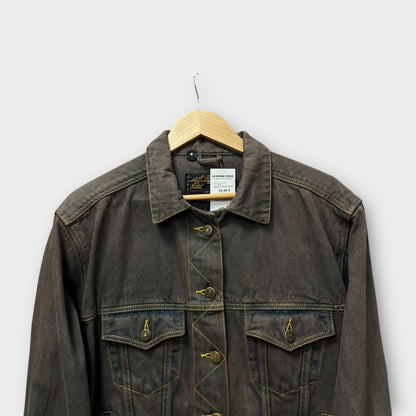 Veste en jean Marron - S