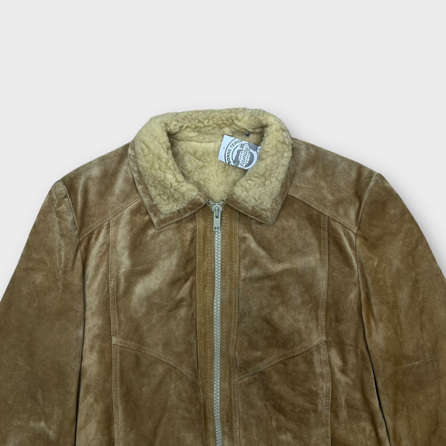Veste en Daim Beige - XL