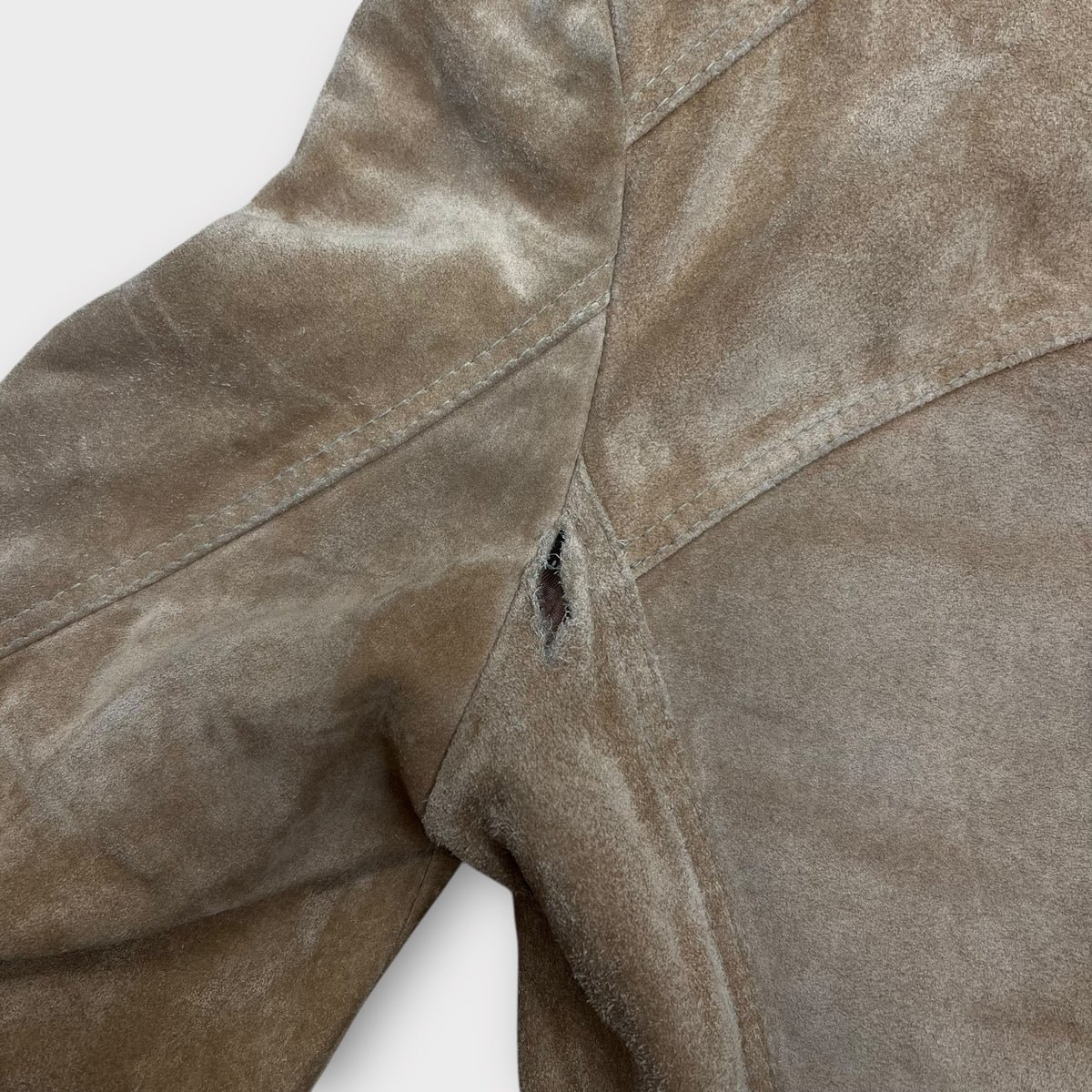 Veste en Daim Beige - XL