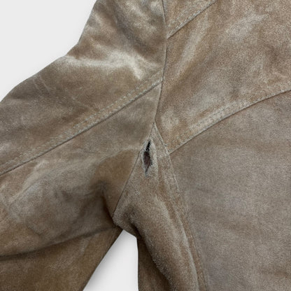 Veste en Daim Beige - XL