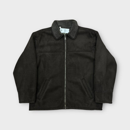 Veste en Daim Marron - L (Fit XL)