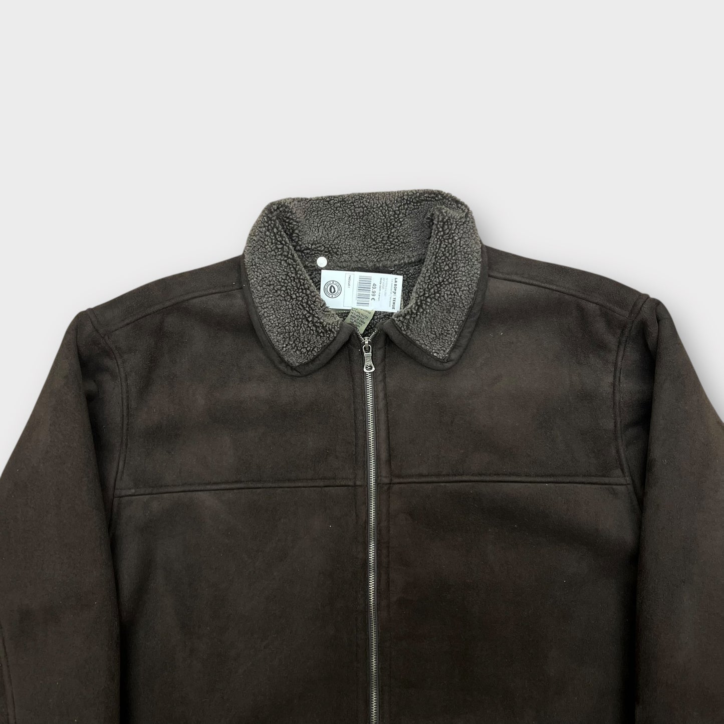 Veste en Daim Marron - L (Fit XL)