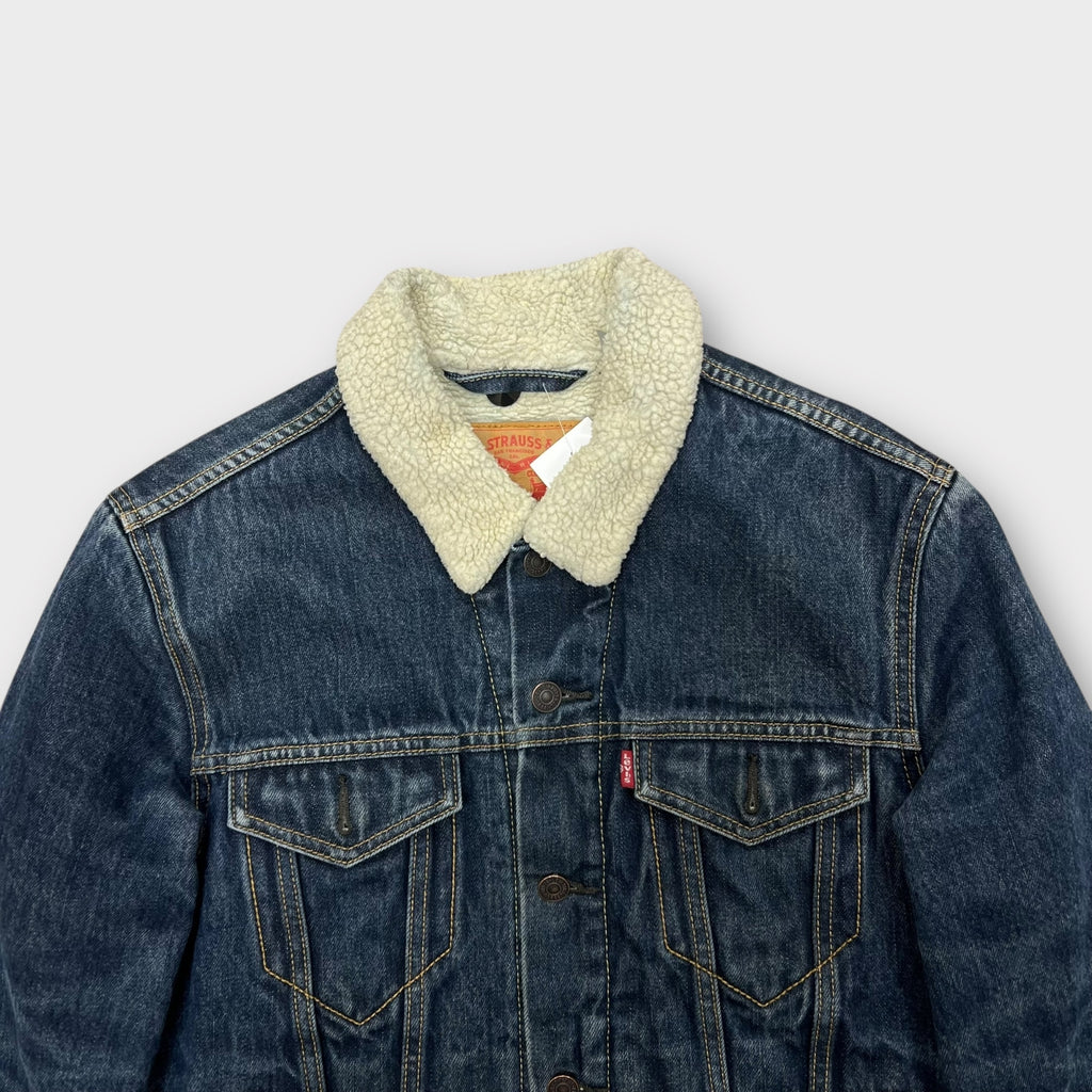 Veste en Jean Levi's double sherpa - S