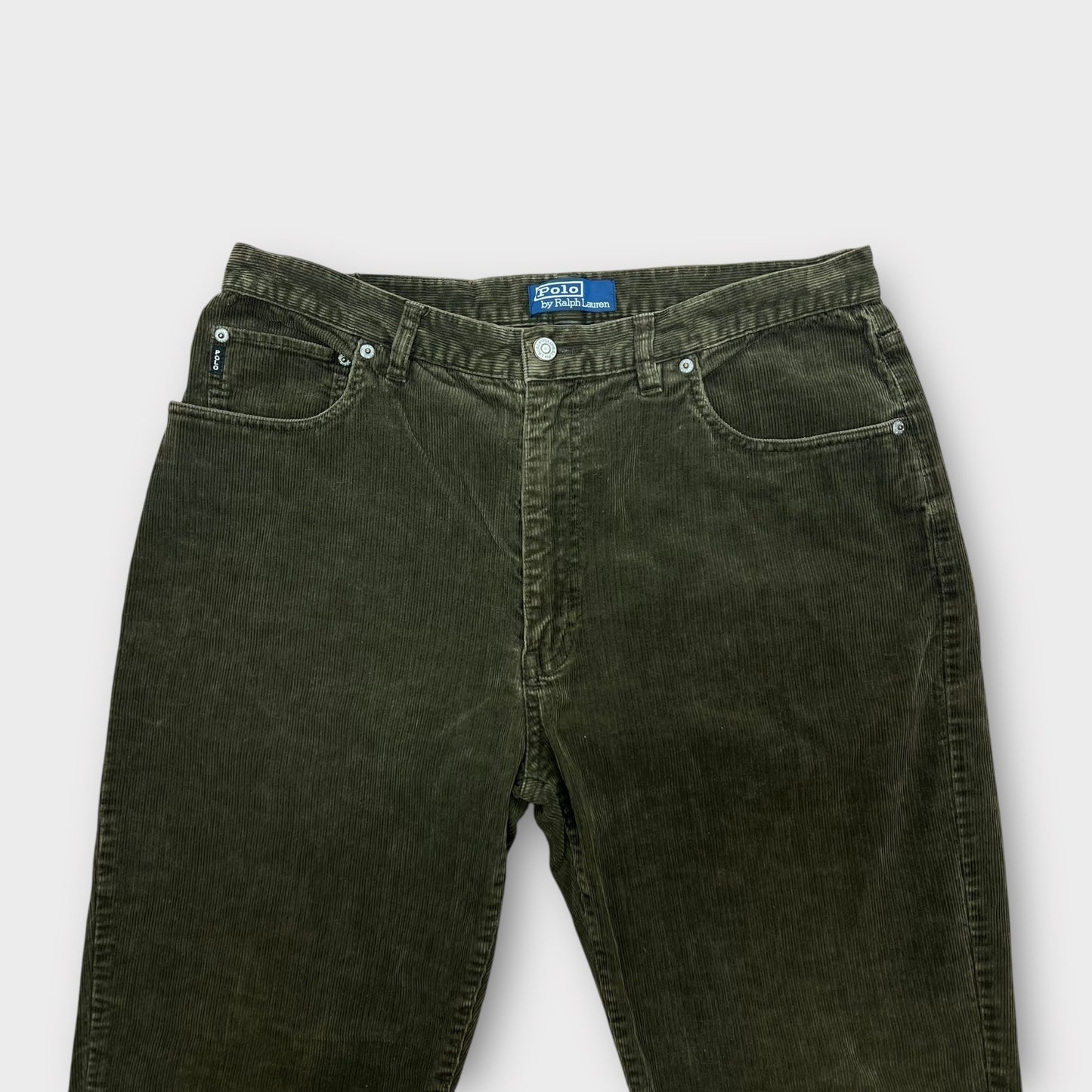 Pantalon Velours Ralph Lauren Vert - FR42