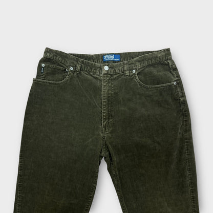 Pantalon Velours Ralph Lauren Vert - FR42