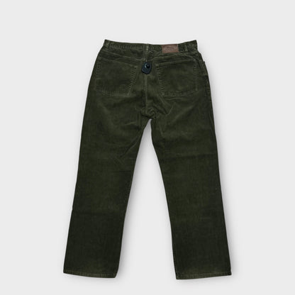 Pantalon Velours Ralph Lauren Vert - FR42