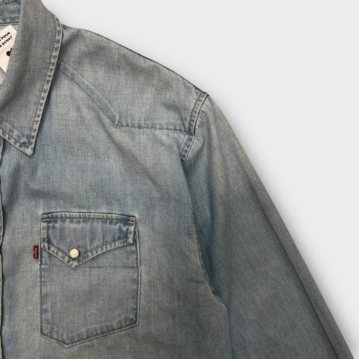 Chemise Levi's Western cropé