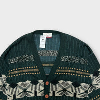 Cardigan Vintage Vert - XL