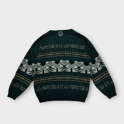 Cardigan Vintage Vert - XL