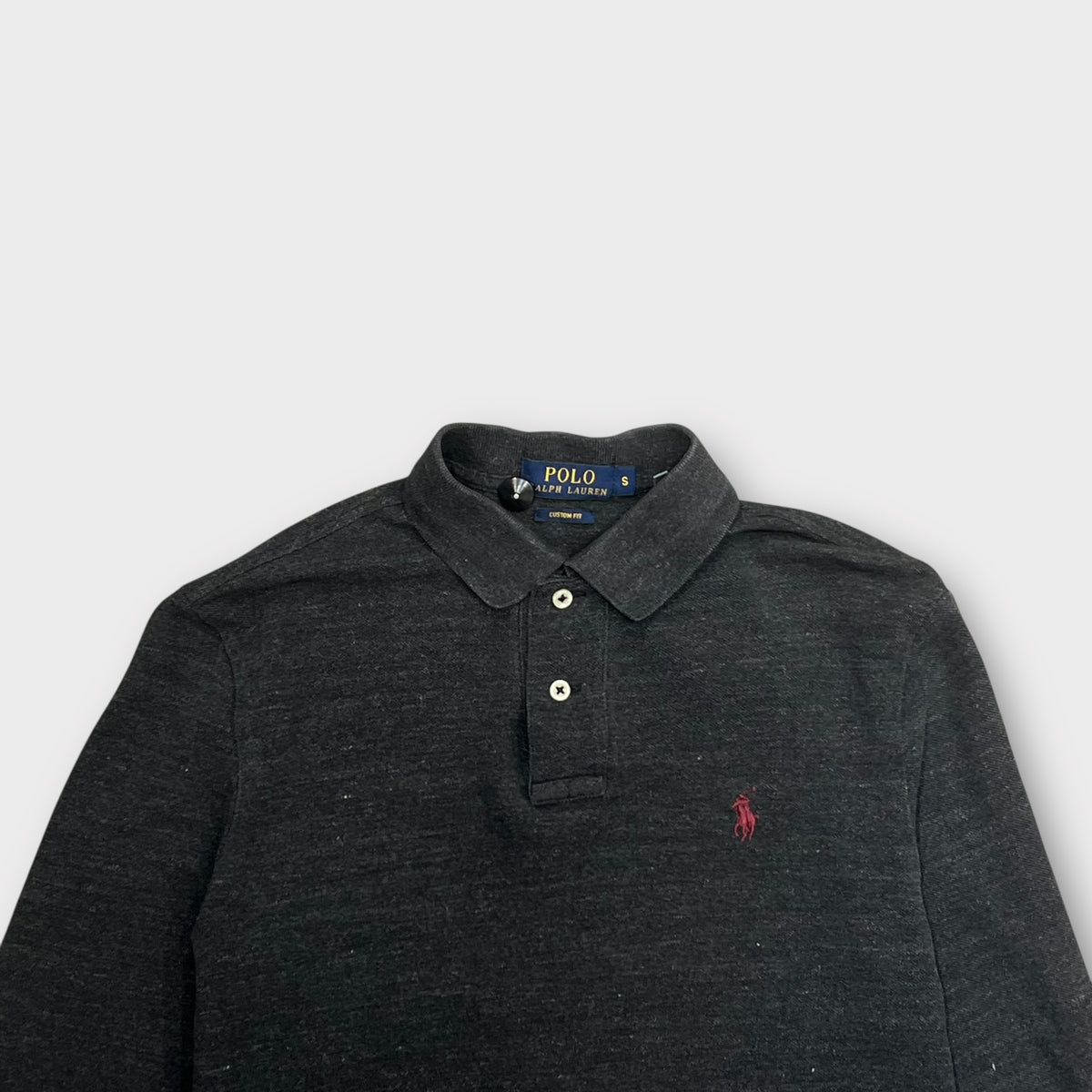 Polo Ralph Lauren manche longue Gris - S