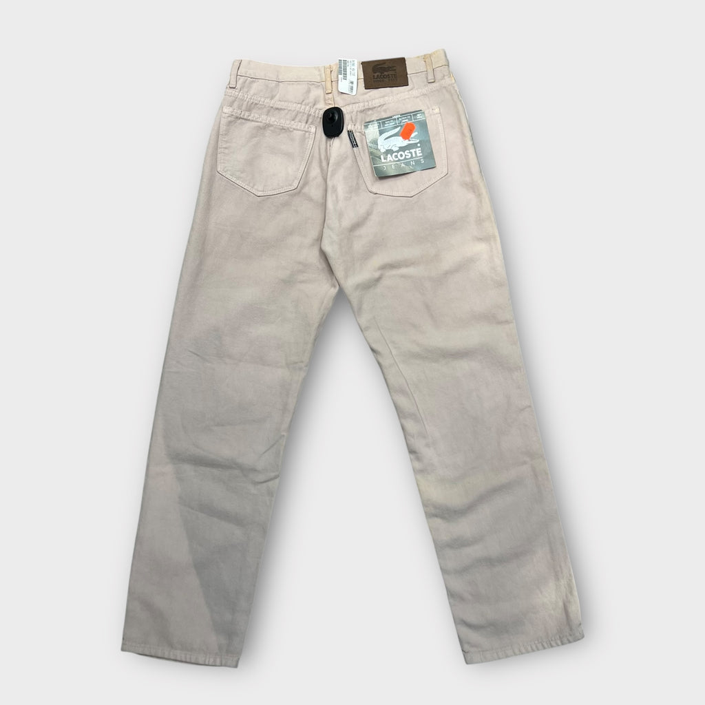 Jean Lacoste vintage 90's Deadstock Beige - FR40