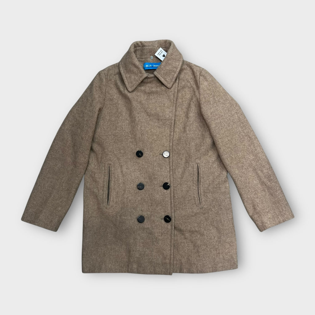 Veste longue laine Marron - M
