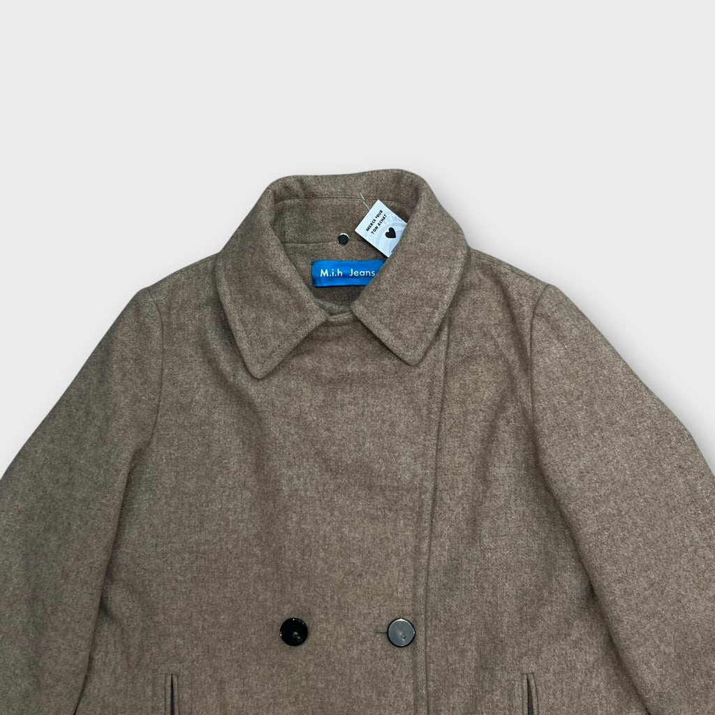 Veste longue laine Marron - M