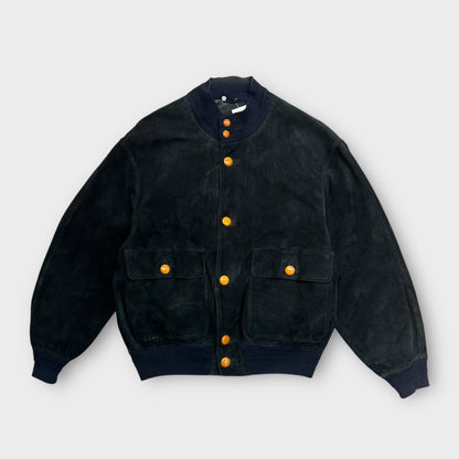 Bomber daim Navy - L