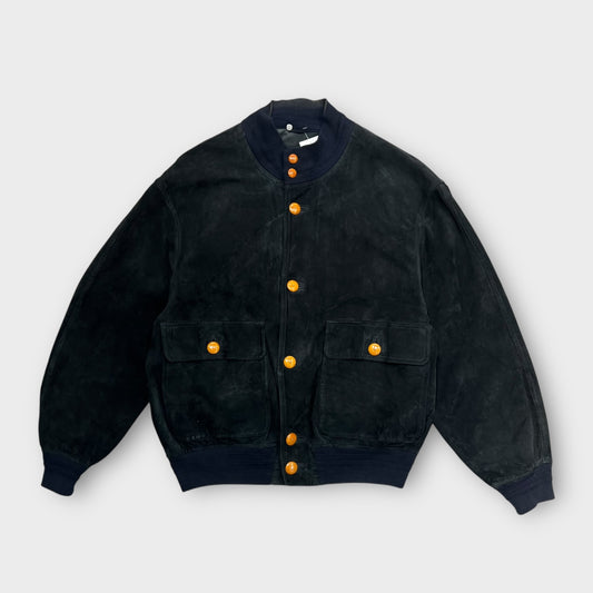Bomber daim Navy - L
