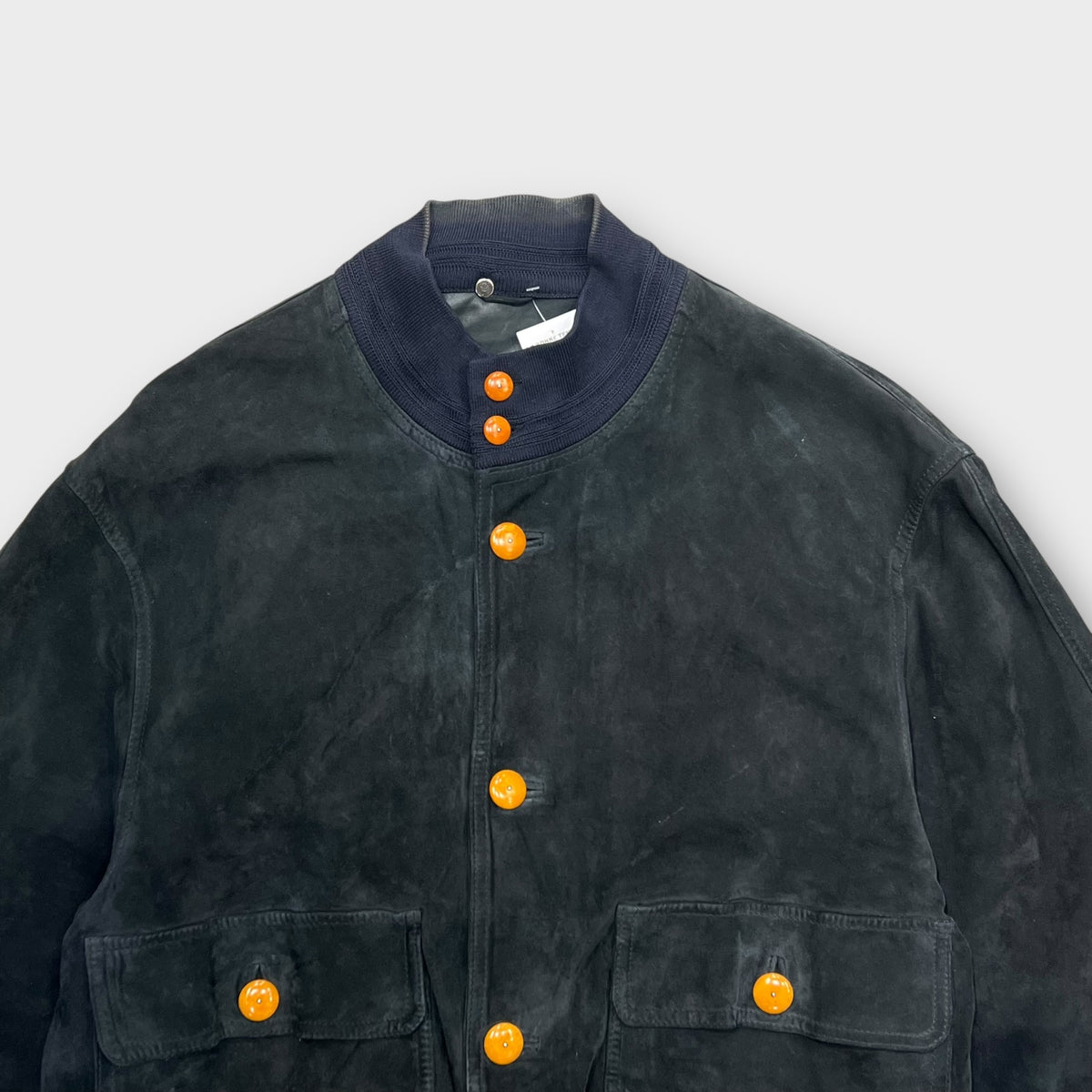 Bomber daim navy