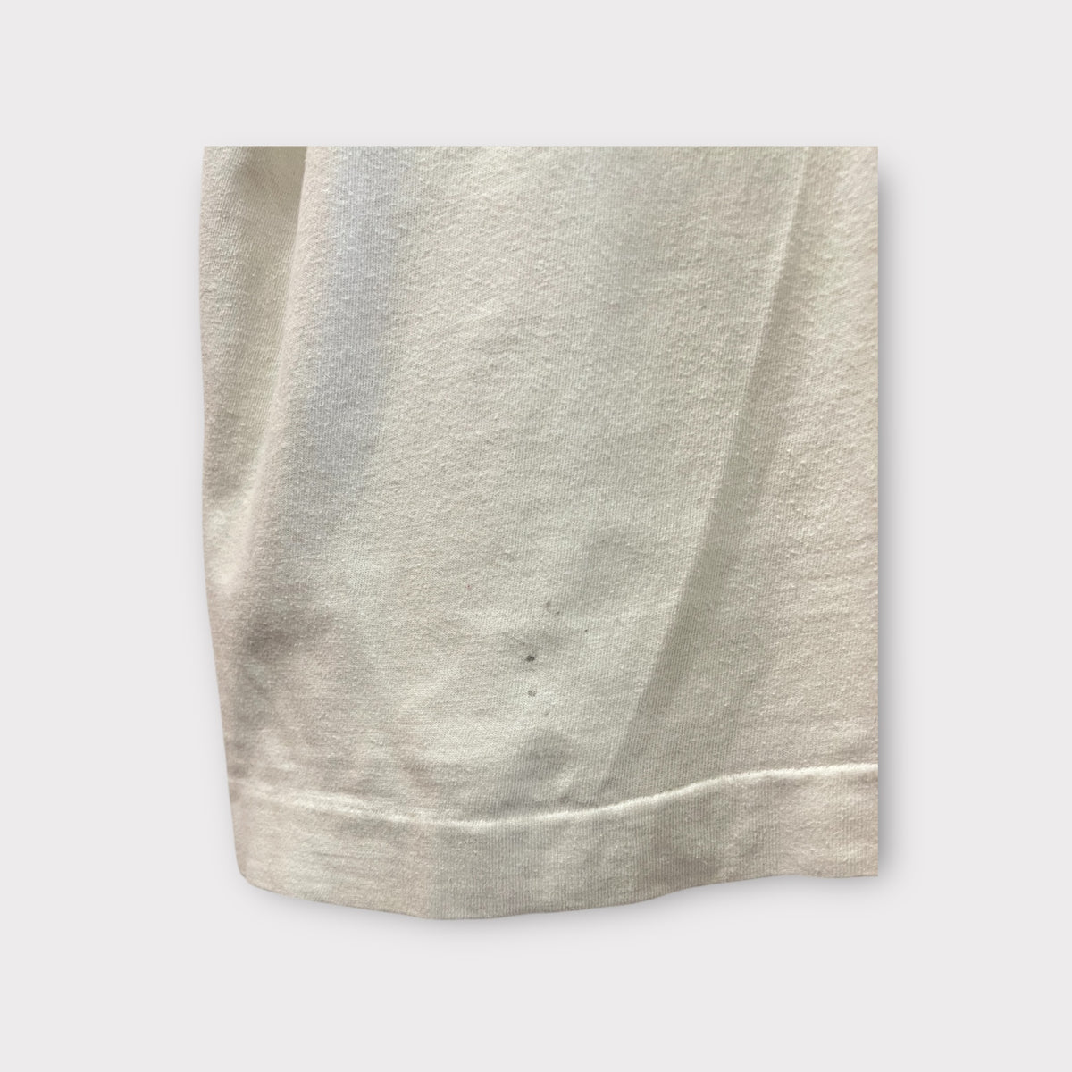 T-shirt CDG blanc brodé doré - L 
(taché)