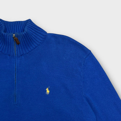 1/4 Zip Ralph Lauren Bleu - XXL