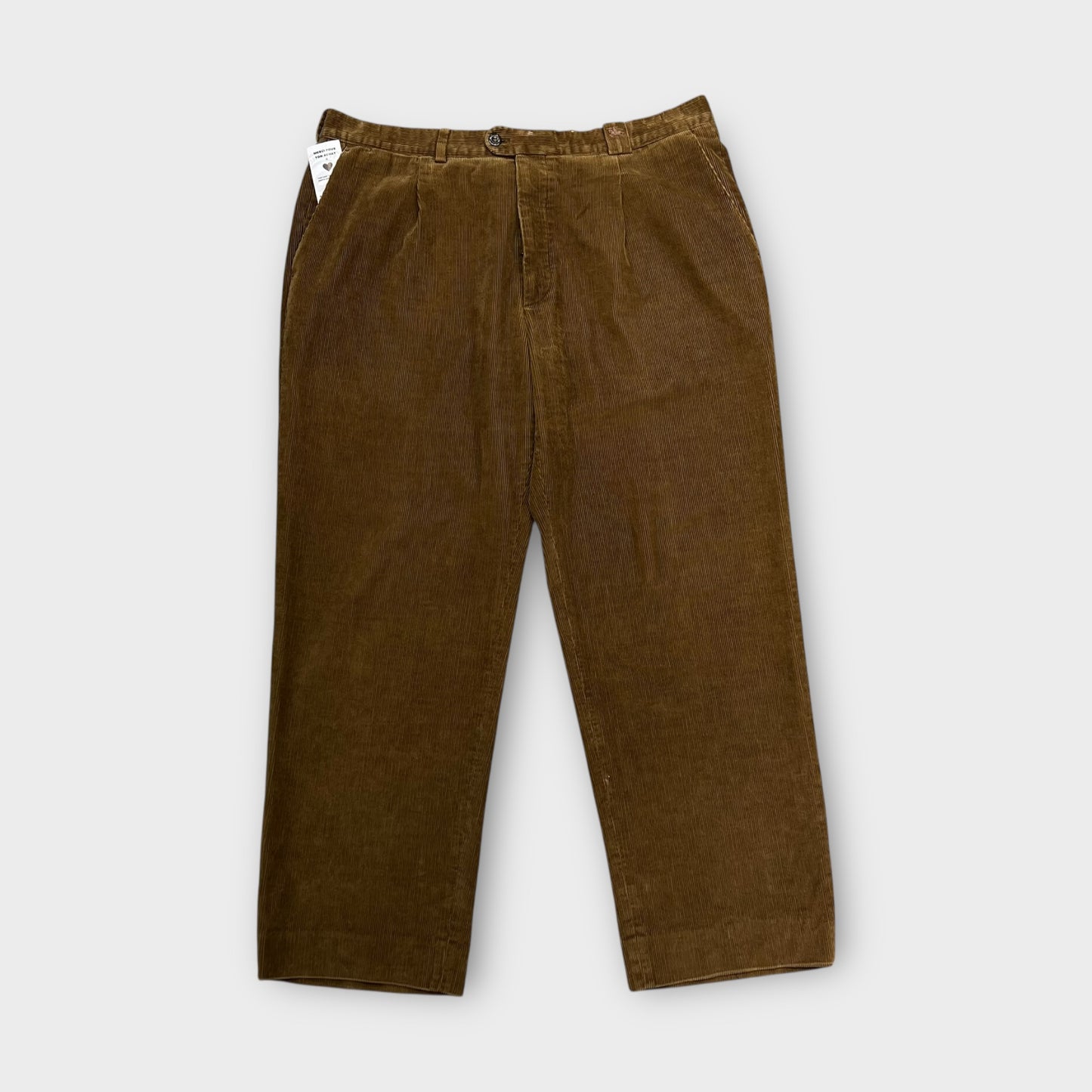 Pantalon velours côtelé Burberry Marron - FR46