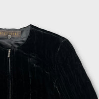 Veste velours matelassé Apostrophe Noir - S