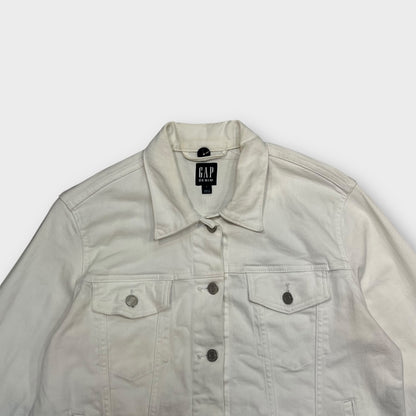 Veste en jean GAP Blanche - L