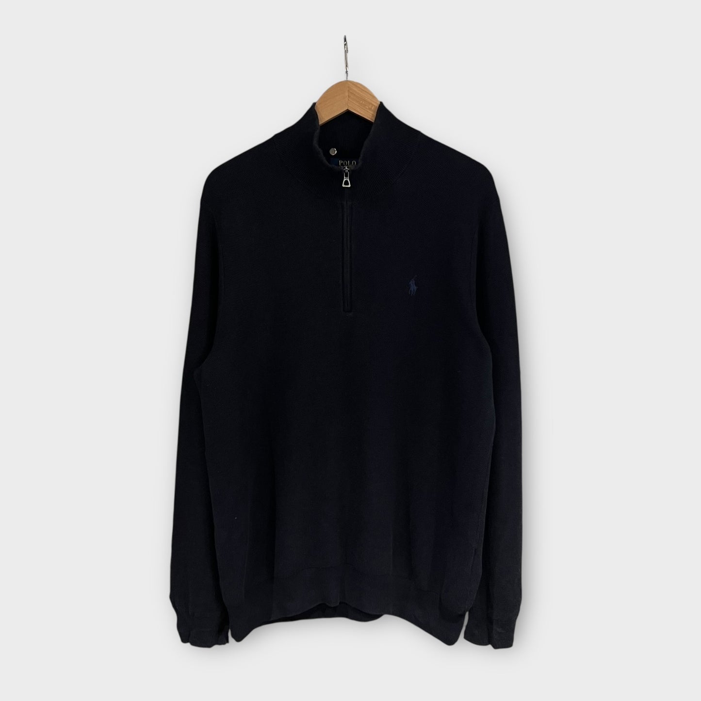1/4 Zip Ralph Lauren Navy - L