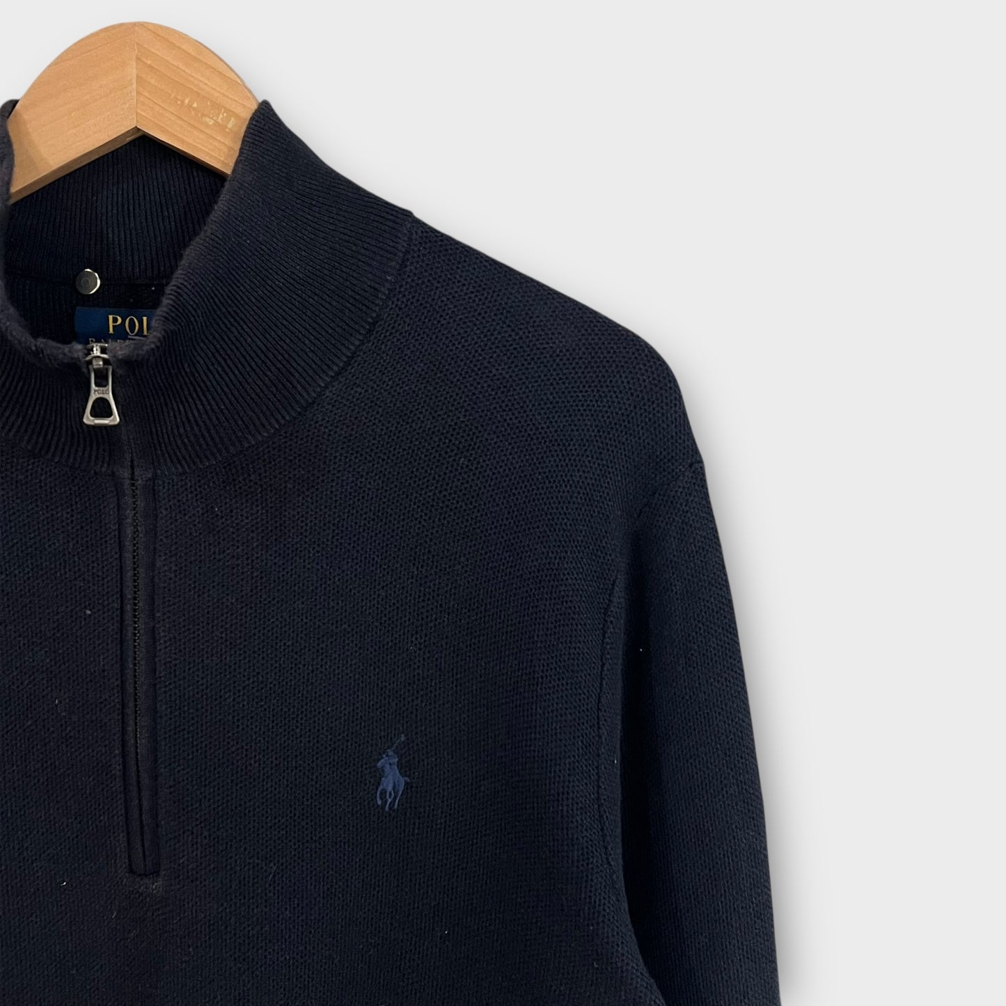 1/4 Zip Ralph Lauren Navy - L