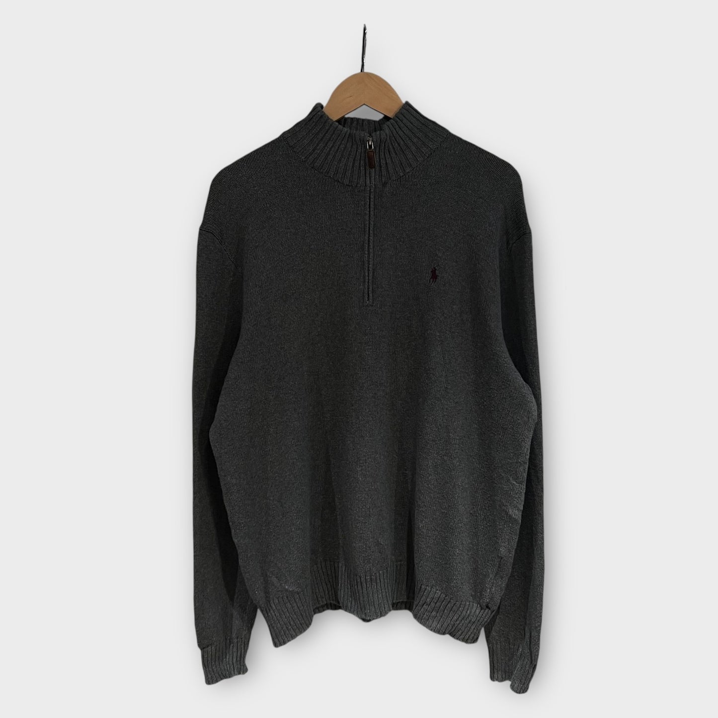 1/4 Zip Ralph Lauren Gris - L