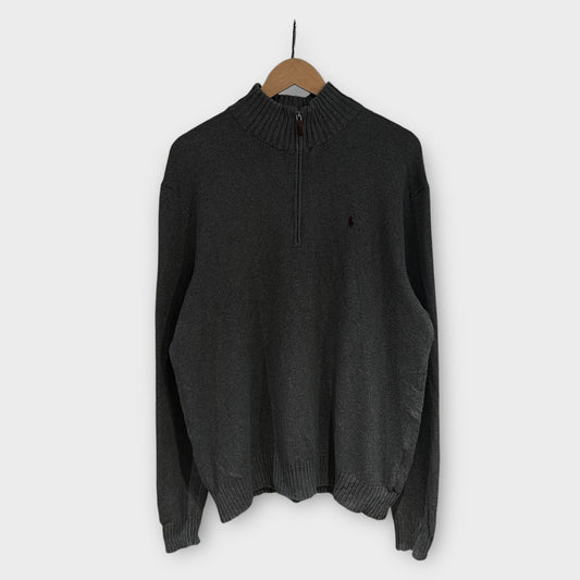 1/4 Zip Ralph Lauren Gris - L