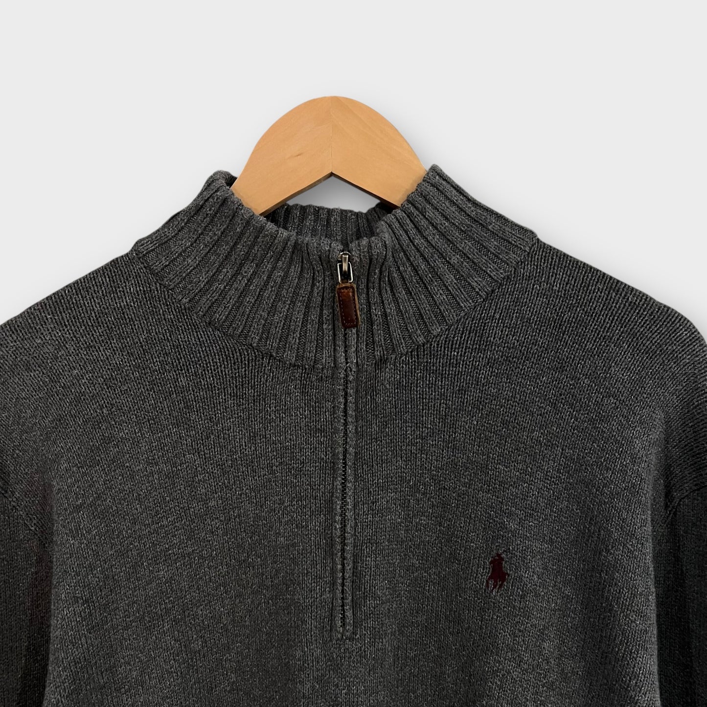 1/4 Zip Ralph Lauren Gris - L